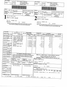 Exhibit S Property Tax Record Cards Williamson County-illinois Il Property Tax Fraud 0112