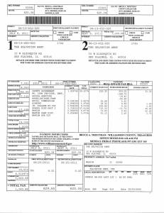Exhibit U Property Tax Record Cards Williamson County-illinois Il Property Tax Fraud 0505