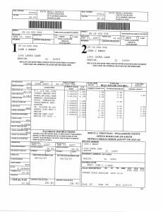 Exhibit V Property Tax Record Cards Williamson County-illinois Il Property Tax Fraud 0234