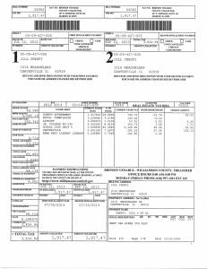 Exhibit W Property Tax Record Cards Williamson County-illinois Il Property Tax Fraud 0249
