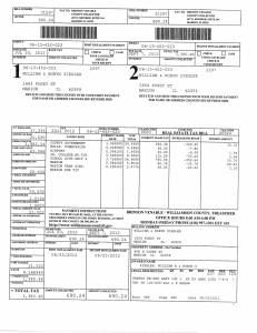 Exhibit Z Tax-Bills Tax Record Cards Williamson County-illinois Il Property Tax Fraud 0326