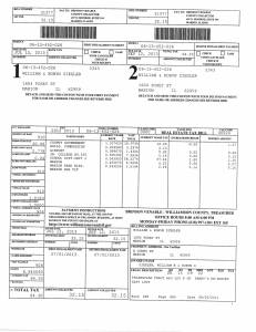 Exhibit Z Tax-Bills Tax Record Cards Williamson County-illinois Il Property Tax Fraud 0327